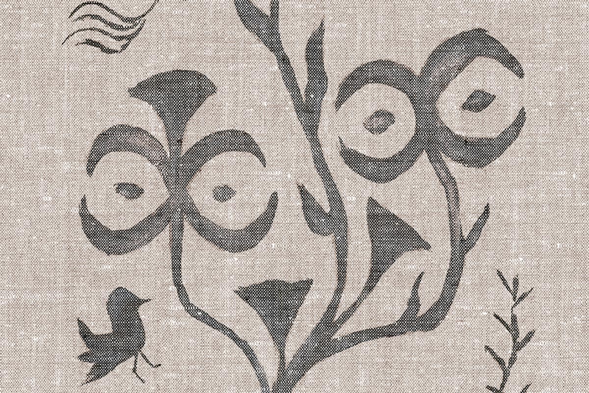 Christopher Farr Monsoon Raffia Coal Wallpaper Sample