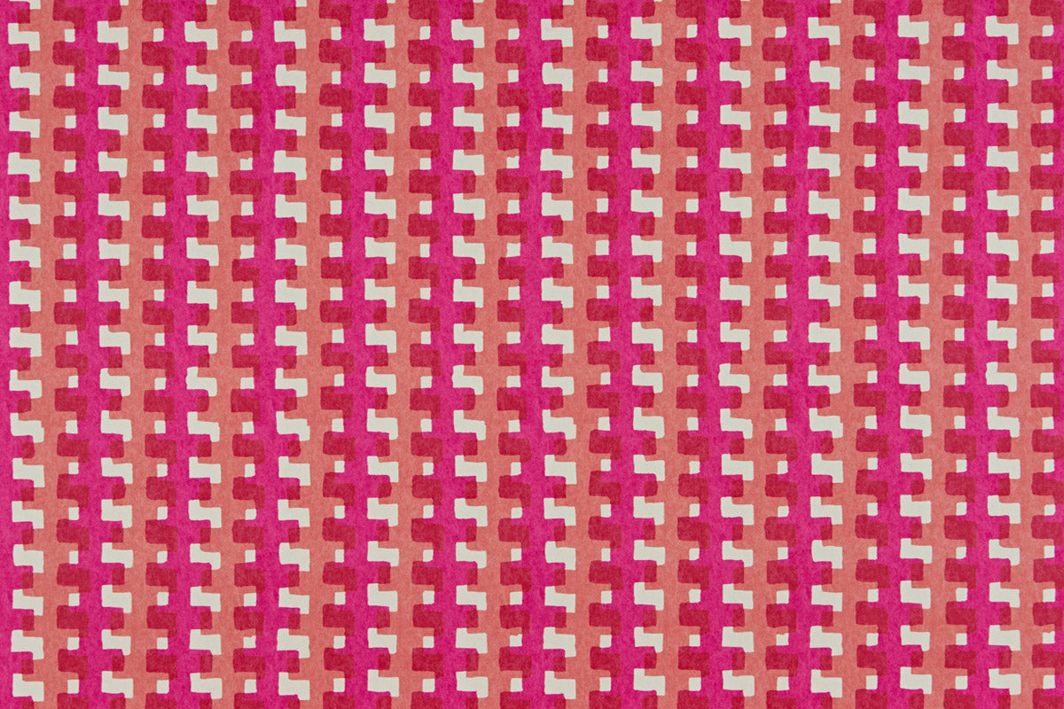 Christopher Farr Cremaillere Standard Fuchsia Wallpaper Sample