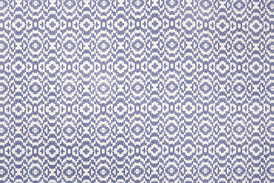 Christopher Farr Echo Indoor Printed Indigo Fabric Sample