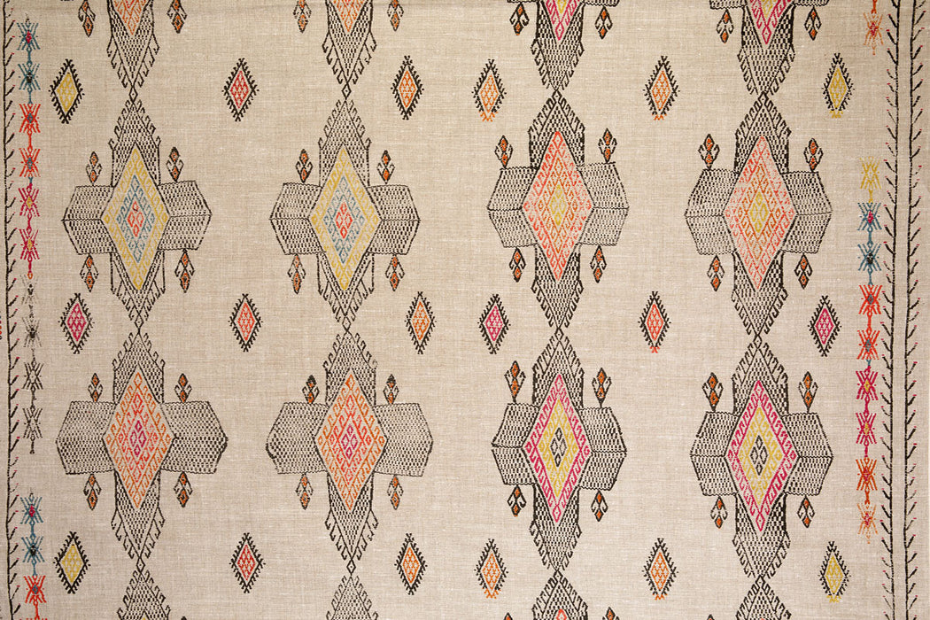 Christopher Farr Travelling Light Indoor Printed Orange Fabric Sample