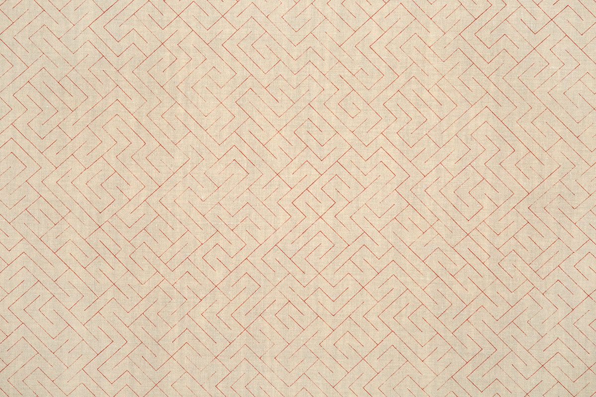 Christopher Farr Triangulated Indoor Printed Berry Fabric Sample