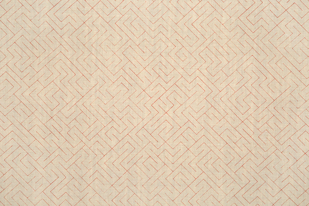 Christopher Farr Triangulated Indoor Printed Berry Fabric Sample