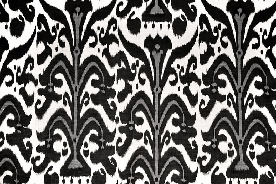 Christopher Farr Belfour Indoor Printed Charcoal Fabric Sample
