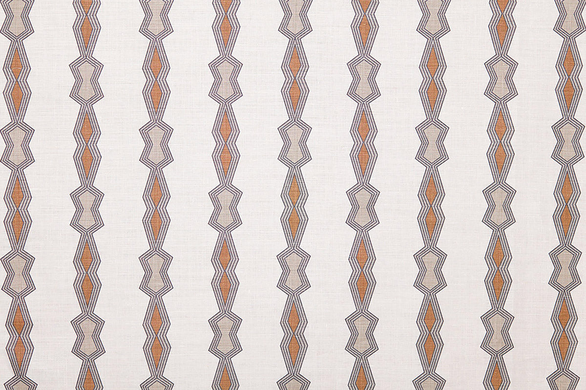 Christopher Farr Chicago Indoor Printed Tobacco Fabric Sample