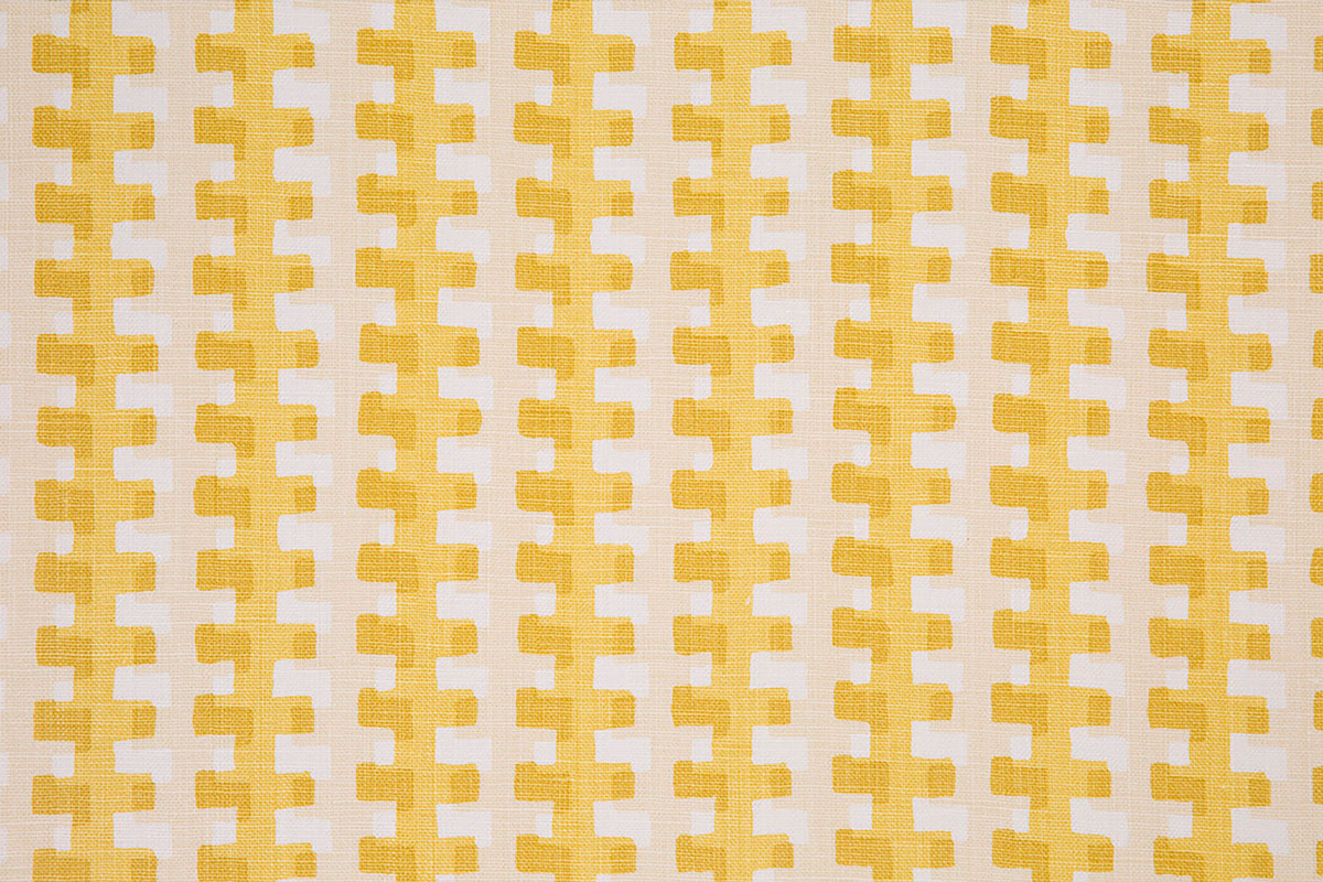 Christopher Farr Cremaillere Indoor Printed Lemon Fabric Sample
