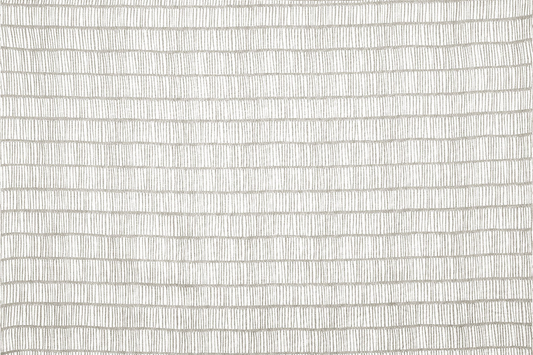 Christopher Farr Crochet Indoor Printed Smoke Fabric Sample