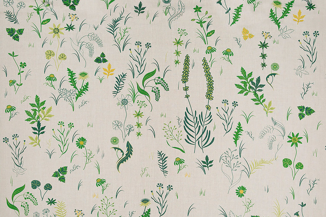 Christopher Farr Field Indoor Printed Green Fabric Sample