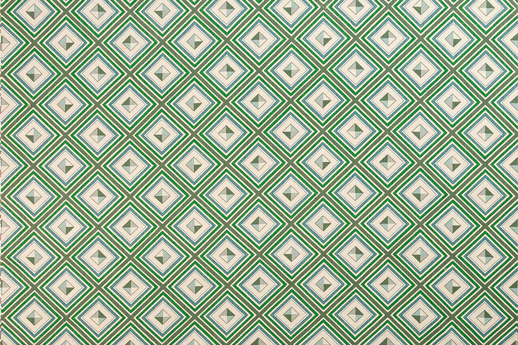 Christopher Farr Fresco Indoor Printed Olive Fabric Sample