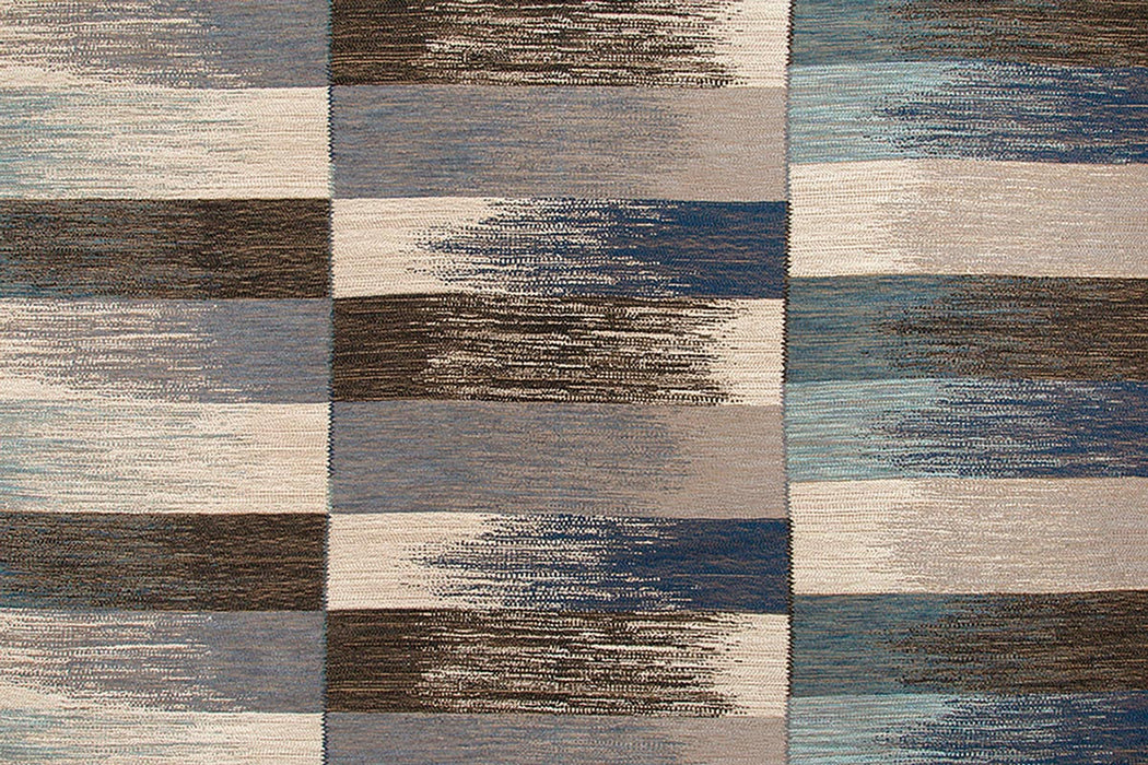 Christopher Farr Ikat Weave Indoor Woven Indigo Fabric Sample