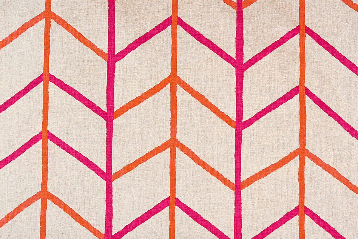 Christopher Farr One Way Indoor Printed Hot Pink Fabric
