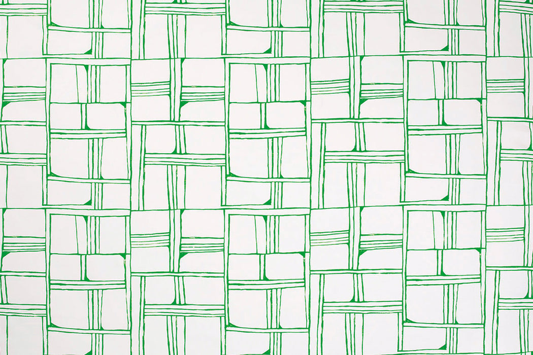 Christopher Farr Quadrant Indoor Printed Green Fabric Sample