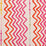 Christopher Farr Rick Rack Indoor Printed Embroidered Hot Pink Fabric