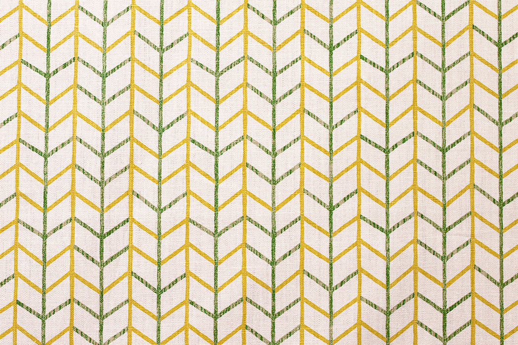 Christopher Farr Small Way Indoor Printed Lemon Fabric Sample