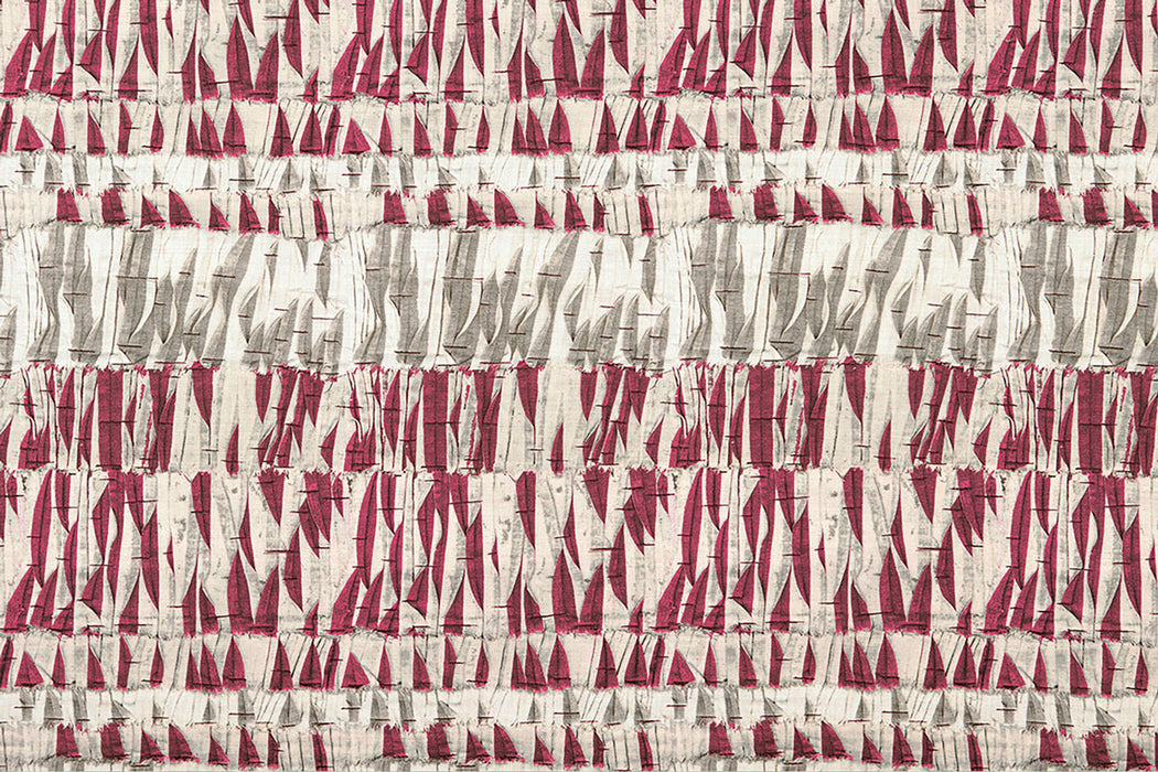 Christopher Farr Willow Indoor Printed Ruby Fabric Sample
