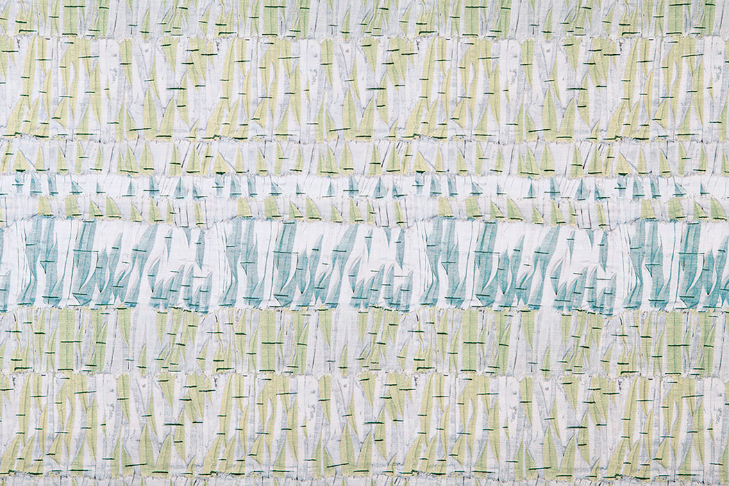 Christopher Farr Willow Indoor Printed Aqua Fabric Sample