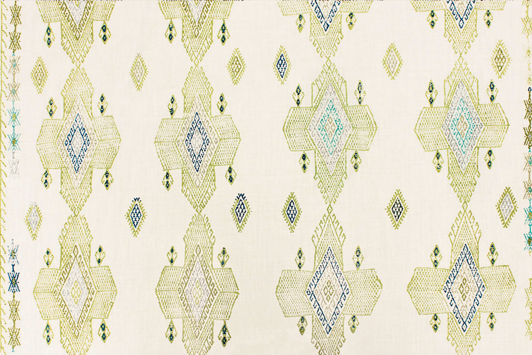 Christopher Farr Travelling Light Indoor Printed Pistachio Fabric Sample