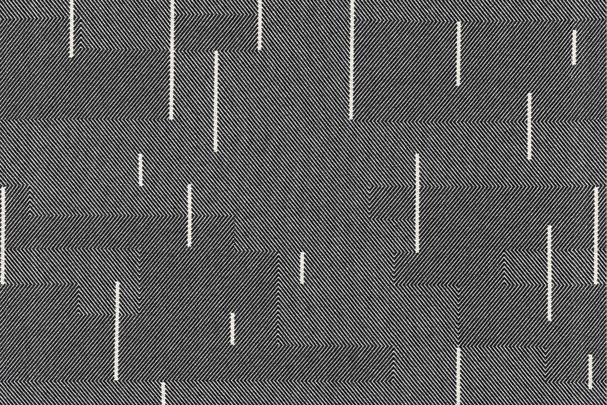Christopher Farr With Verticals Raffia Cobalt Wallpaper Sample