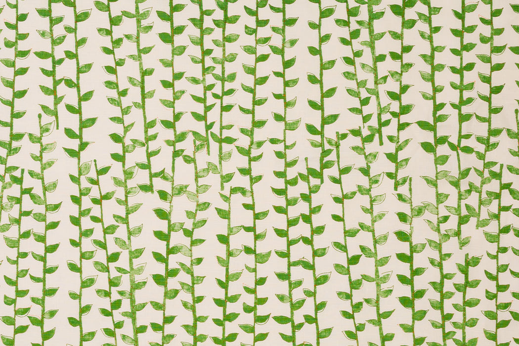 Christopher Farr Tea Trail Indoor Printed Green Fabric Sample