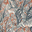 Christopher Farr Mille Feuilles Indoor Printed Terracotta Fabric Sample