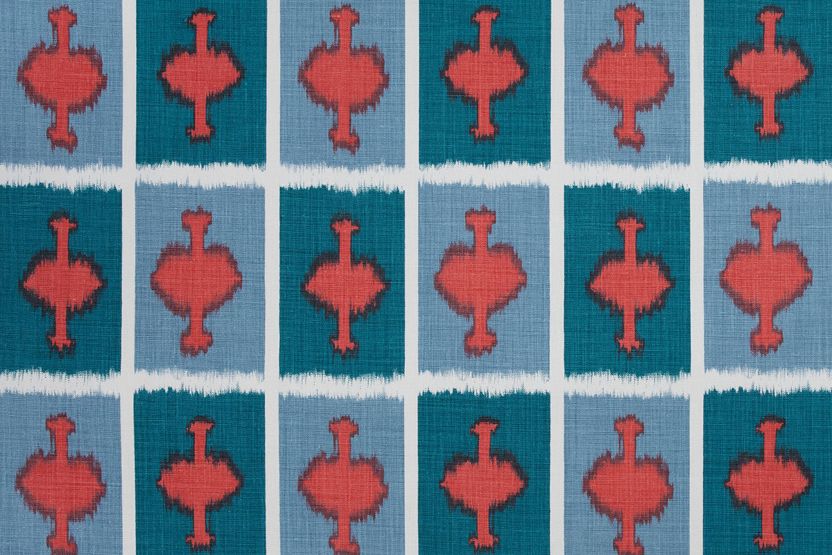 Christopher Farr Ozone Indoor Printed Coral Fabric Sample