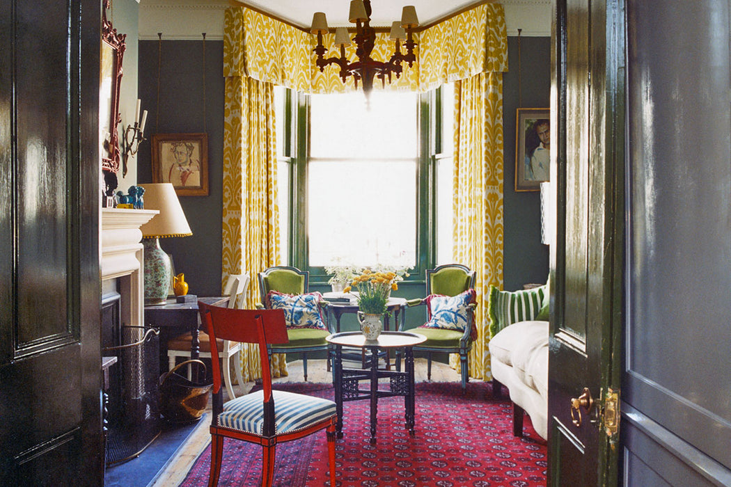 Christopher Farr Belfour Indoor Printed Lemon Fabric Sample