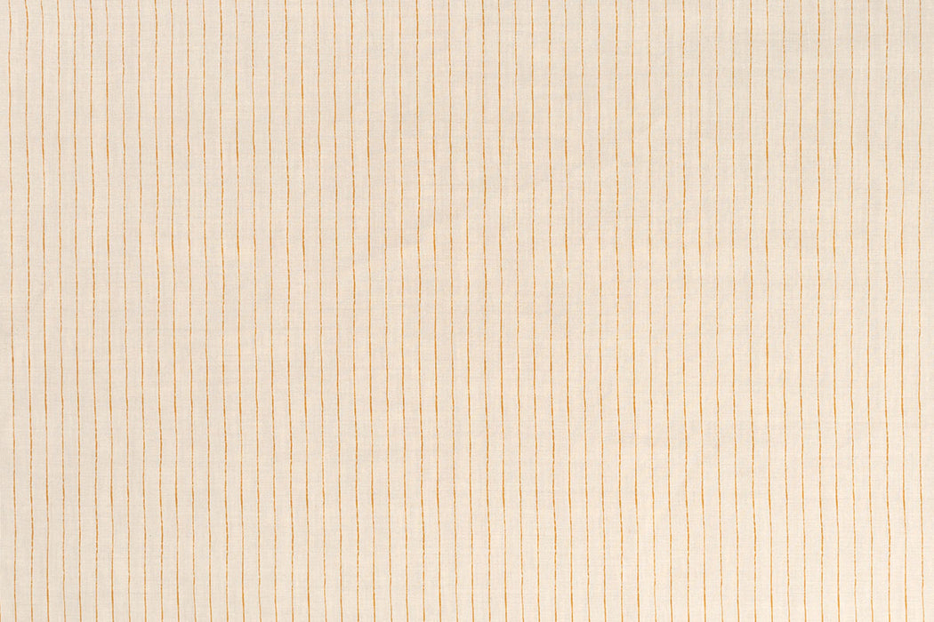 Christopher Farr Broken Stripe Indoor Printed Honey Fabric Sample