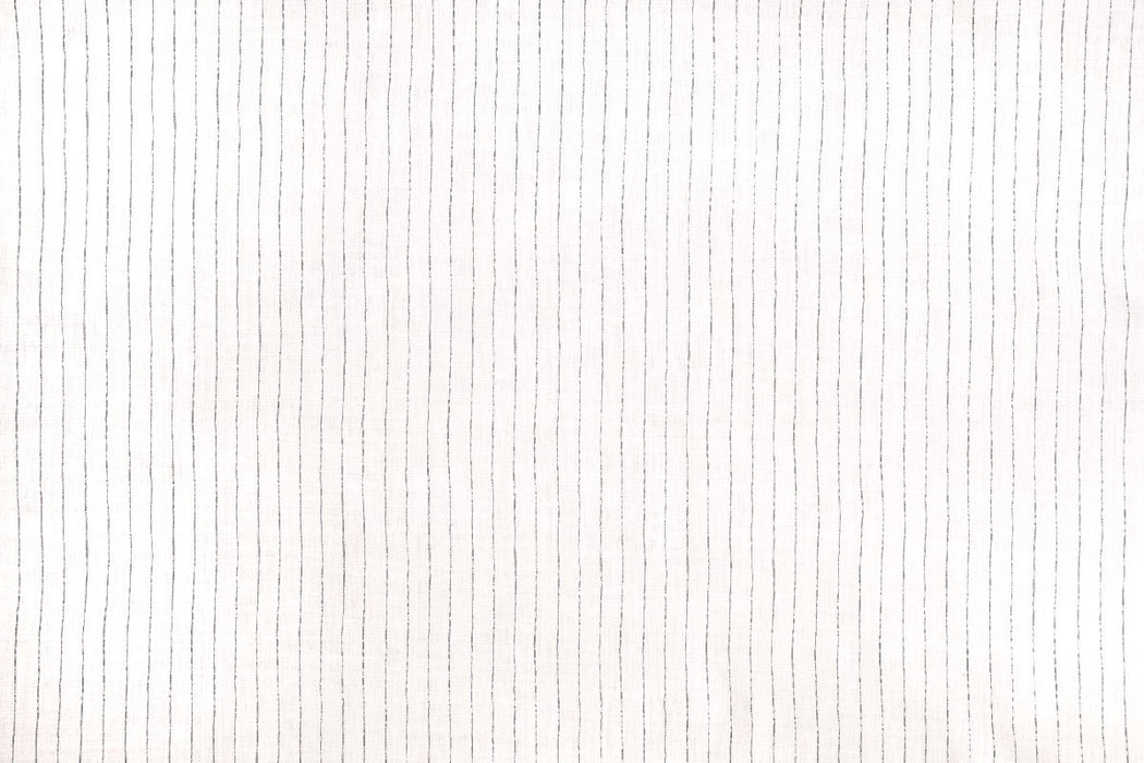 Christopher Farr Broken Stripe Indoor Printed Smoke Fabric Sample