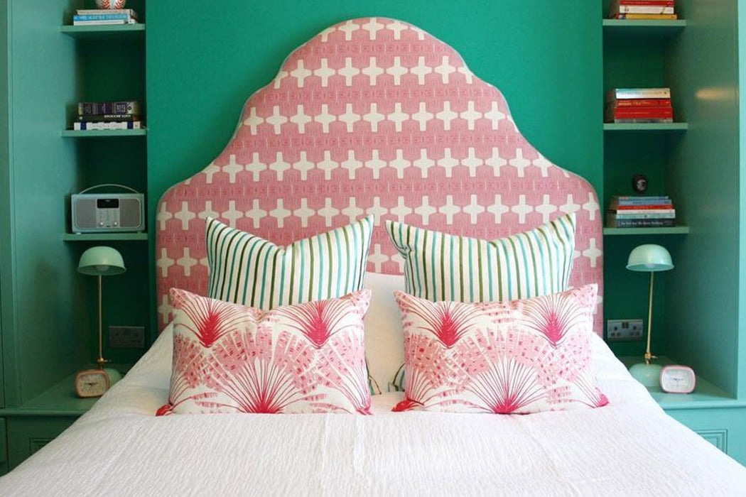 Christopher Farr Laguna Indoor Printed Hot Pink Fabric Sample