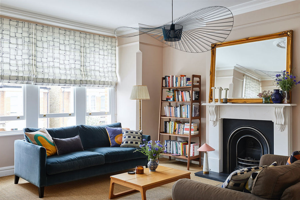 Christopher Farr Quadrant Indoor Printed Aquamarine Fabric Sample