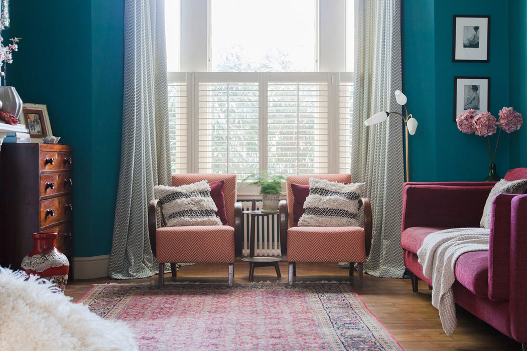 Christopher Farr Zenith Indoor Woven Indigo Fabric