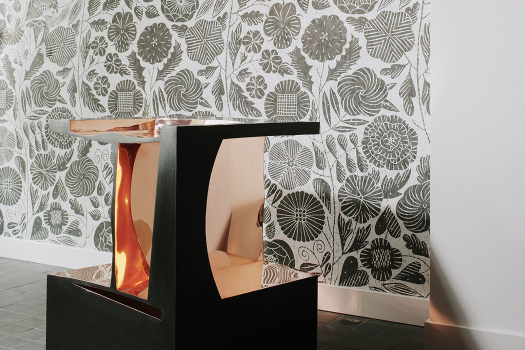 Christopher Farr Eden Cork Pearl Wallpaper Sample