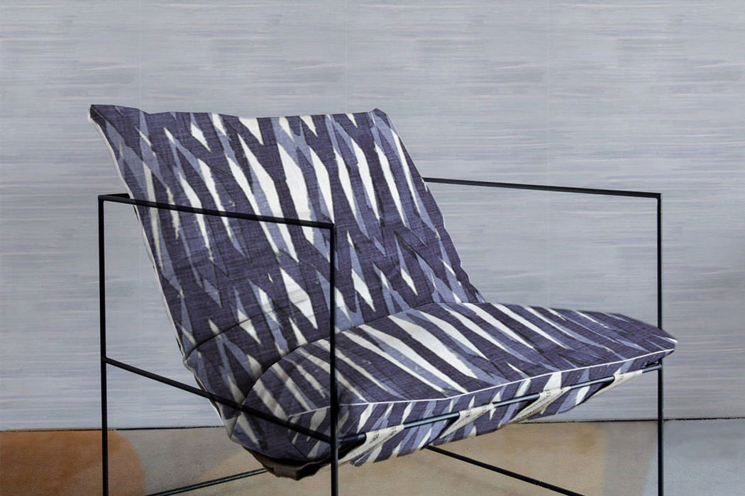 Christopher Farr Hush Silk Cobalt Wallpaper Sample