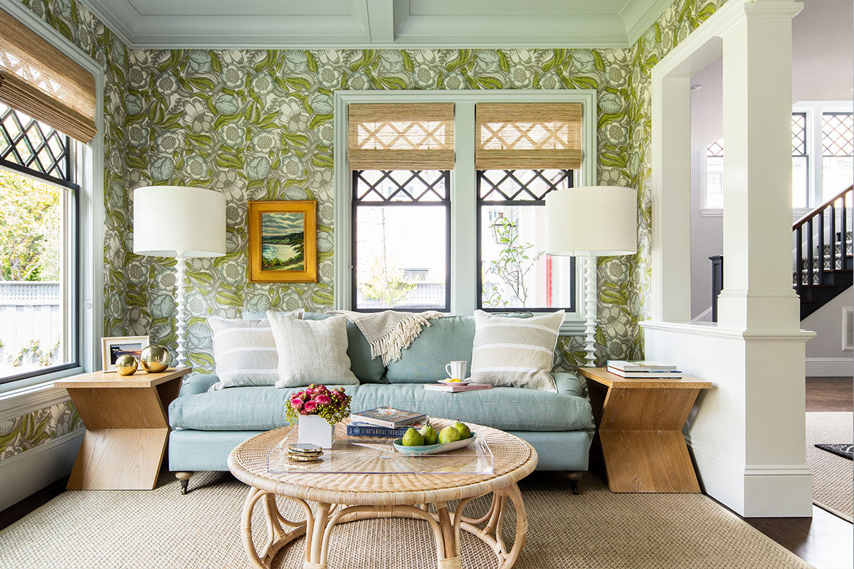 Christopher Farr La Foret Standard Fennel Wallpaper Sample