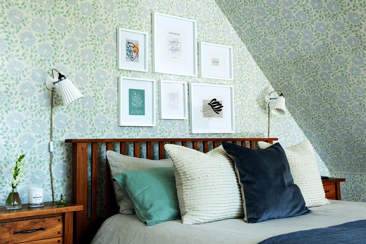 Christopher Farr Punch Paisley Standard Slate Wallpaper Sample