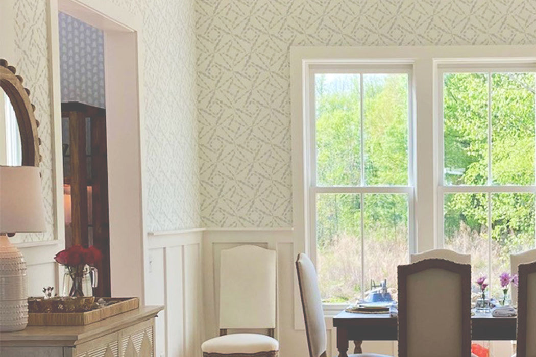 Christopher Farr Puzzle Standard Pearl Wallpaper Sample