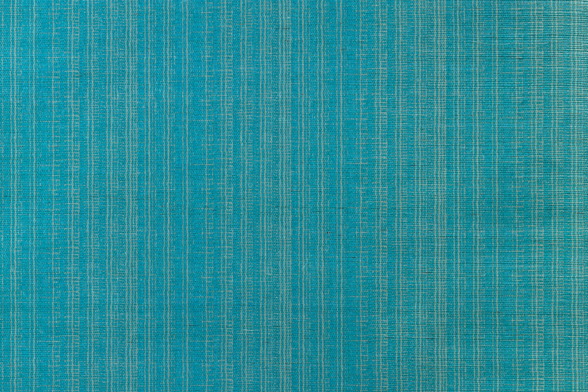 Christopher Farr Bark Raffia Teal Wallpaper Sample