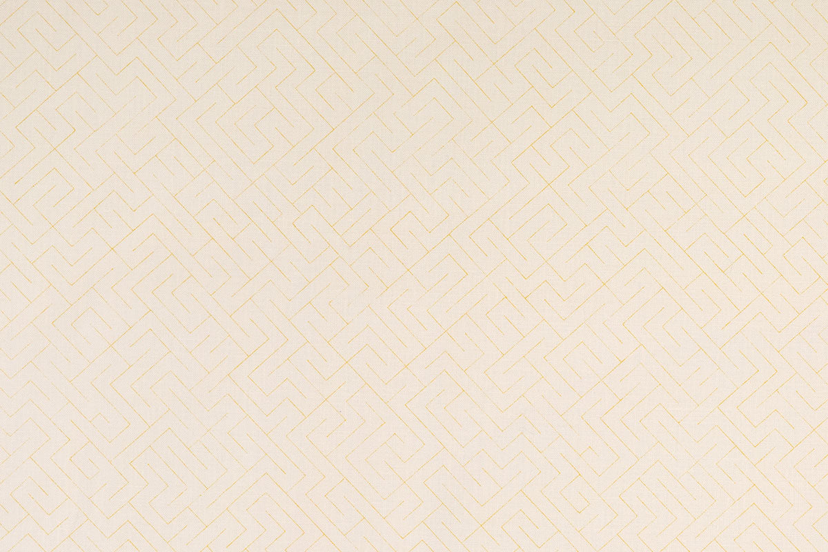 Christopher Farr Triangulated Indoor Printed Lemon Fabric Sample