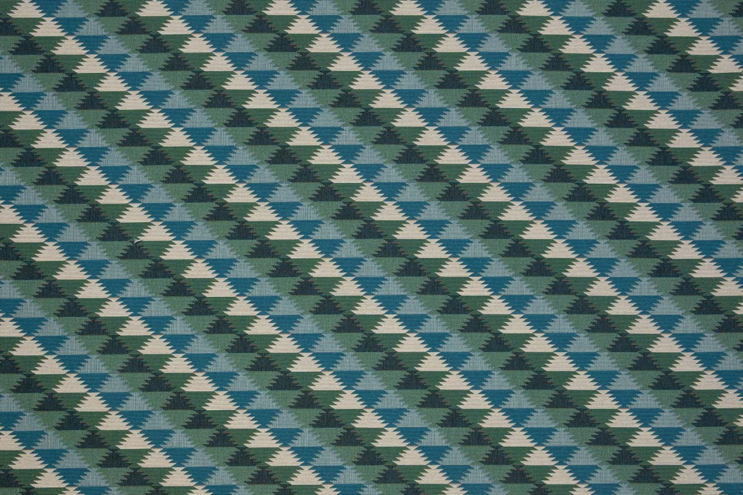 Christopher Farr Busy Lizzie Indoor Woven Aqua Fabric Sample
