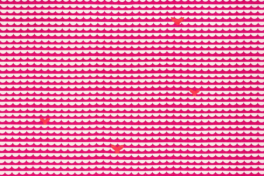 Christopher Farr We Sailed Away Indoor Printed Hot Pink Fabric Sample