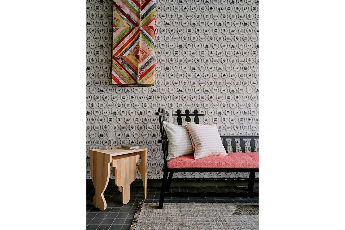 Christopher Farr Set The Scene Standard Moss Wallpaper Sample