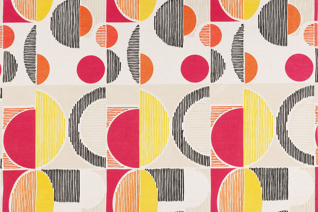 Christopher Farr Galaxie Indoor Embroidered Hot Pink Fabric Sample