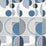 Christopher Farr Galaxie Indoor Embroidered Indigo Fabric Sample