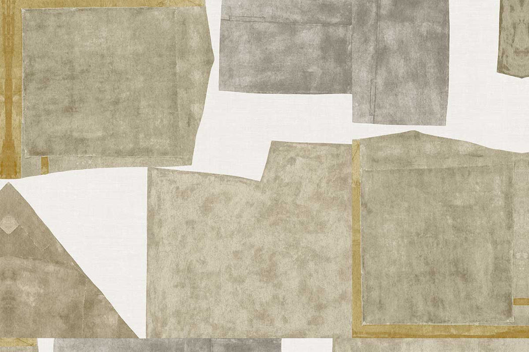 Christopher Farr Sea Collage Vinyl Stone Wallpaper Sample