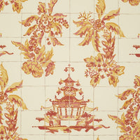 No.9 Thompson Pagoda And Palms  Wild Rose Wallpaper N9021002003