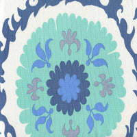 Quadrille Suzani Multi Blues Fabric 010225FW