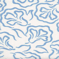 Quadrille Bellflower Small Scale Medium Blue Fabric 020080F-03