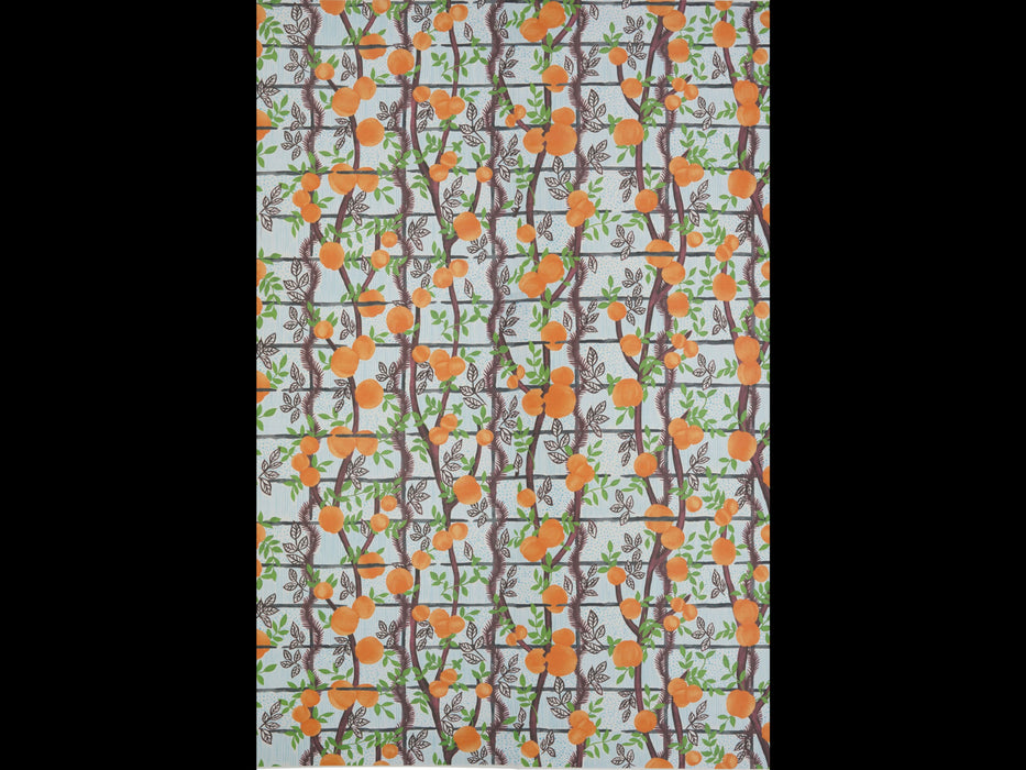 Jim Thompson Garden Party  (Sisalgrasscloth) Orangerie Wallpaper Sample JT021076002