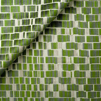 Jim Thompson Shifting Grids Emerald Fabric JT013470003