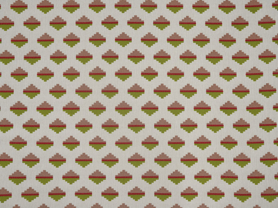 No.9 Thompson Mazan Coral And Kiwi Fabric N9012445001