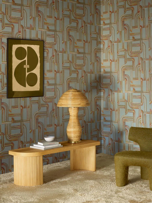 Pierre Frey Baya Feu Wallpaper Sample FP068002
